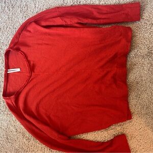 Anthropologie Women's Oversize Waffle Knit Top